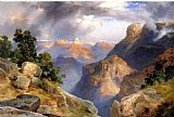 Canyon Canvas Paintings - Grand Canyon 1912